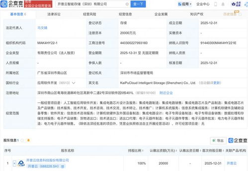 開普云斥資2億元成立智能存儲公司，戰略布局AI與軟件開發新賽道